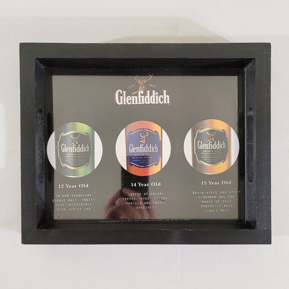 Glenfiddich Scotch Serving Tray Bar Shop Man Cave - Picture 2 of 5